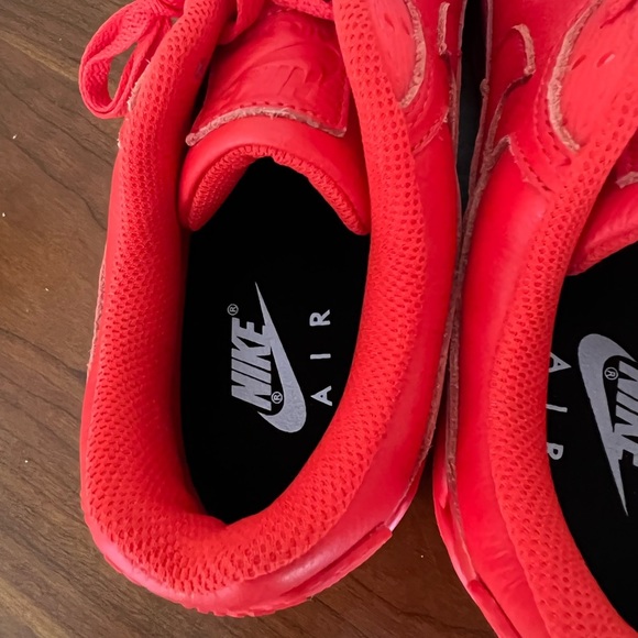 Nike Air Max 90 “Triple Red” DO7430 900 Custom By You Mens Size 8  No Box - Picture 8 of 9